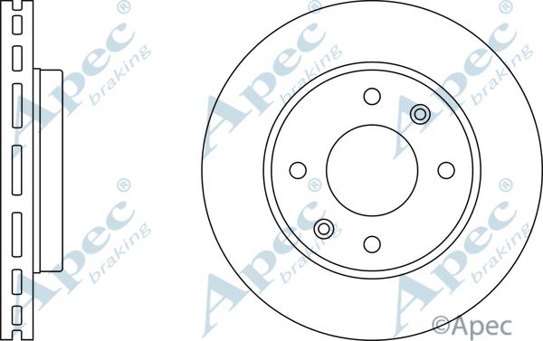 APEC BRAKING Тормозной диск DSK2379